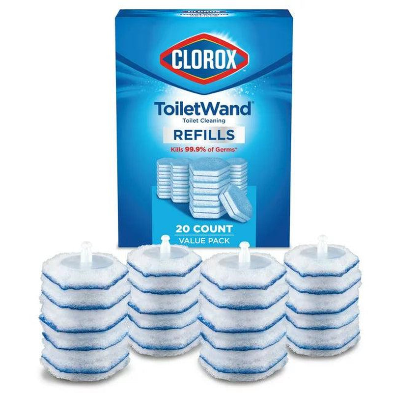 Clorox Toiletwand Disinfecting Refills, Disposable Wand Heads