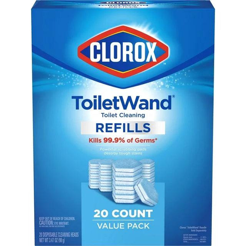 Clorox Toiletwand Disinfecting Refills, Disposable Wand Heads
