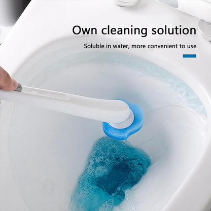 Disposable Toilet Brush Disposable Set, 1 Set Toilet Cleaning Set with Holder, Efficient Bathroom Cleaning Tool for Home & Outdoor